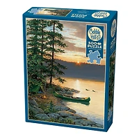 Canoe Lake 500 Piece Puzzle Cobble Hill