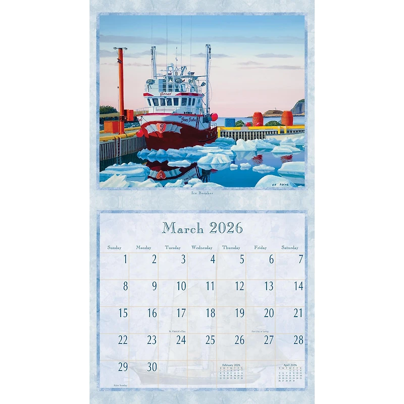 Newfoundland 2026 Wall Calendar