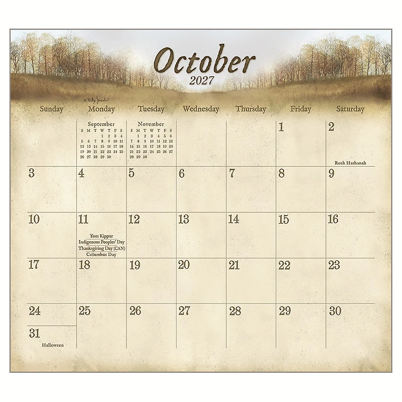 The Road Home 2027 Wall Calendar - Online Only