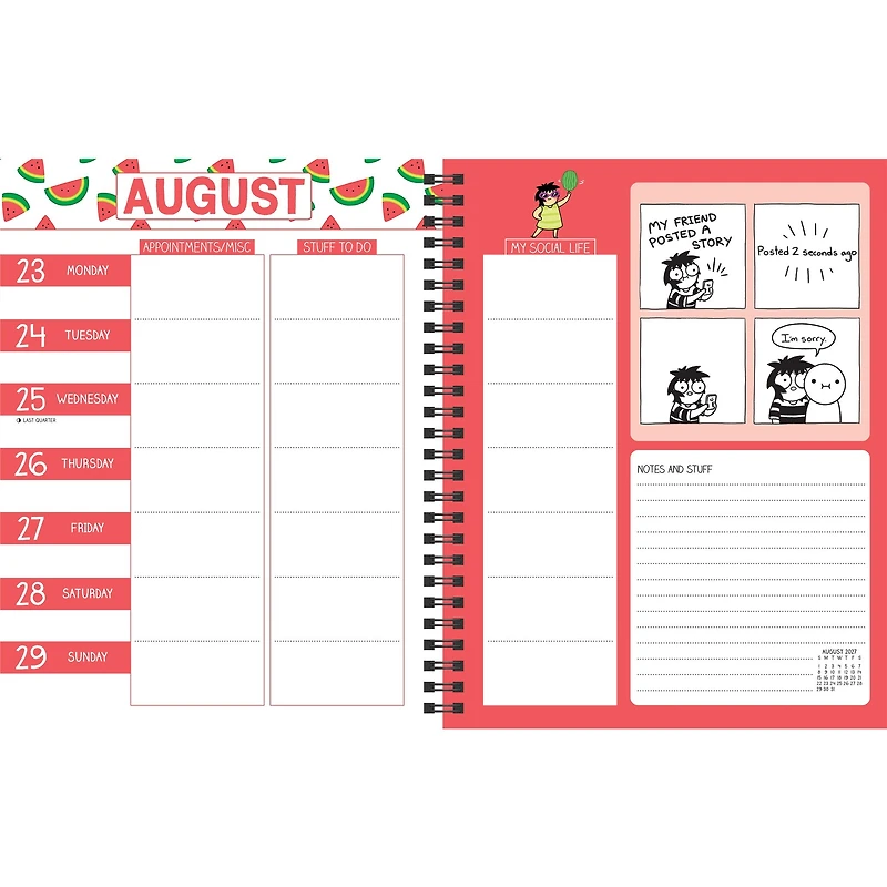 Sarah's Scribbles 2027 Engagement Calendar