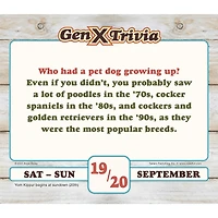 Daily Gen X 2026 Box Calendar - Online Only