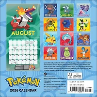 Pokemon 2026 Mini Calendar