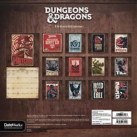 Dungeons And Dragons Classic 2026 Wall Calendar - Online Only