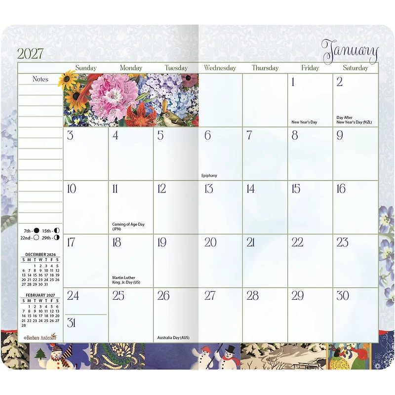 Garden Botanical 2027 2-Year Pocket Planner