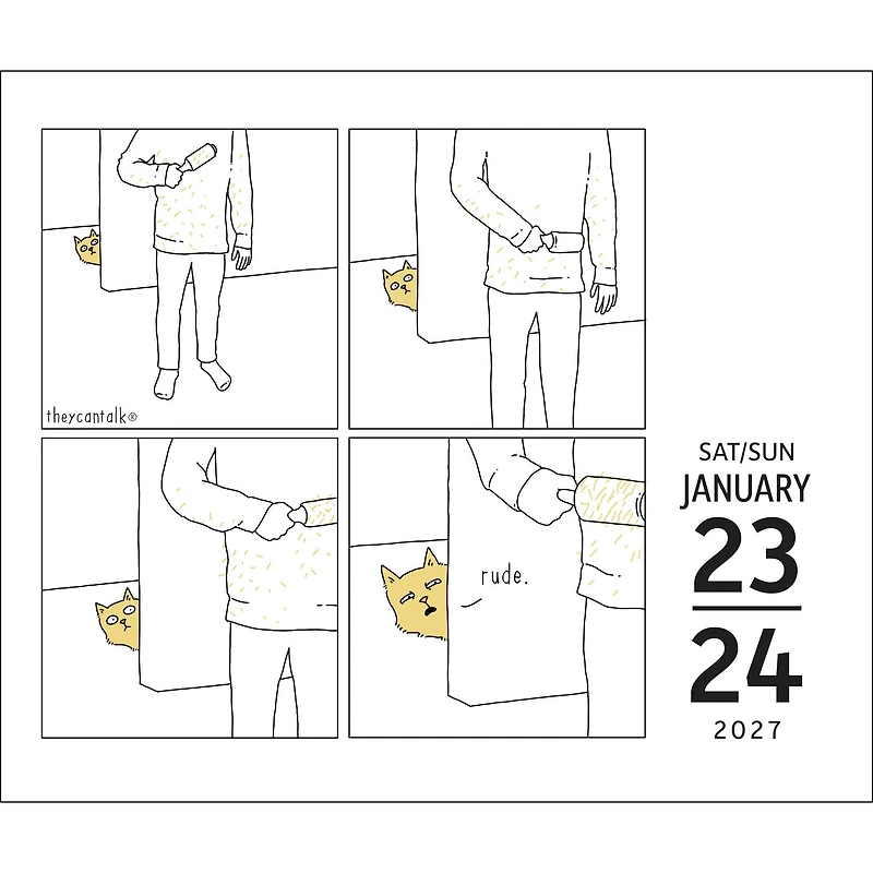 They Can Talk Comics 2027 Box Calendar