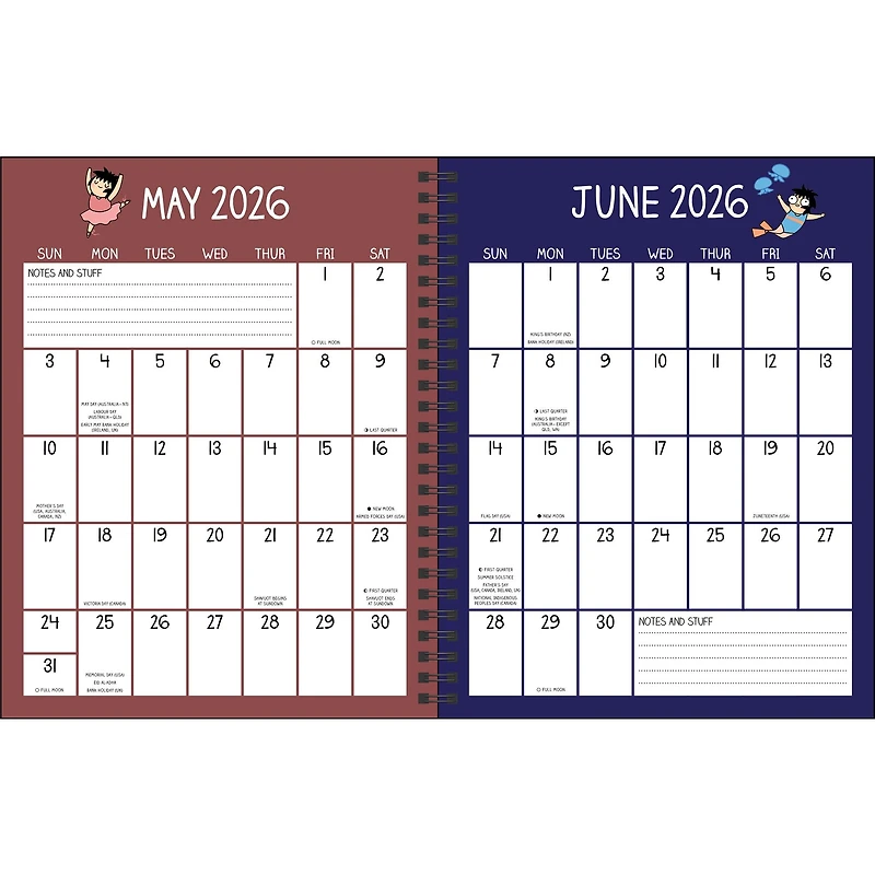 Sarah's Scribbles 2026 Engagement Calendar