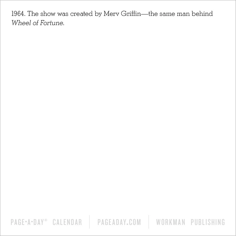 Amazing Trivia 365 2026 Box Calendar