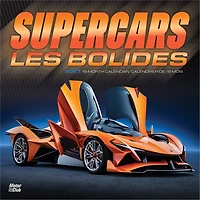 Supercars Les bolides 2027 Wall Calendar (French)