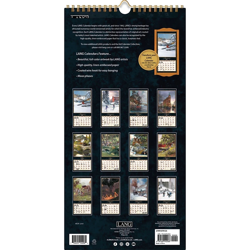 Treasured Times 2027 Slim Calendar