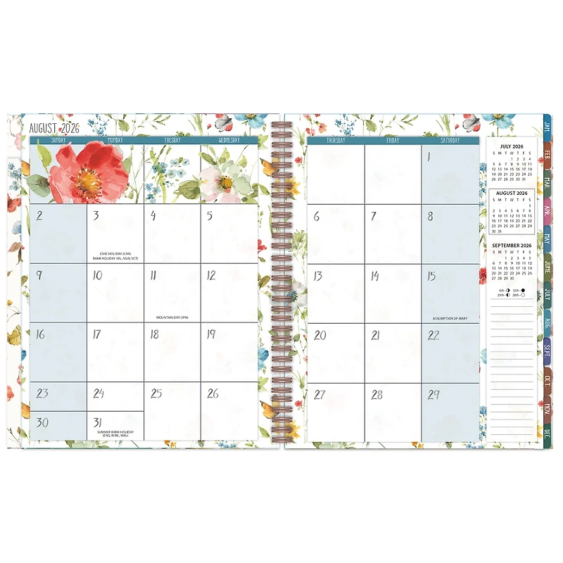 Watercolor Wonder 2027 Engagement Calendar