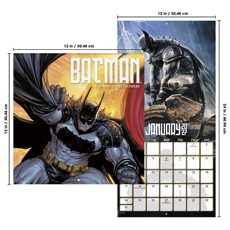 The Batman - Comic 2027 Wall Calendar