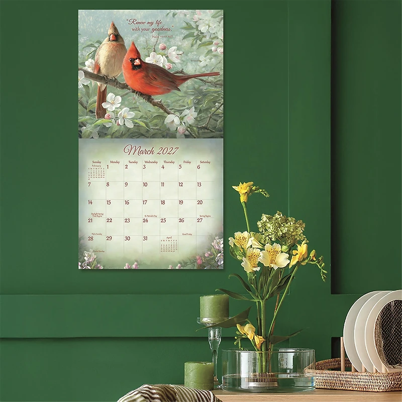 Songbirds Of Faith 2027 Wall Calendar - Online Only