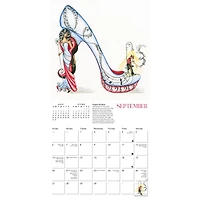 The Art Of The Shoe By Sally King Design 2026 Mini Calendar - Online Only