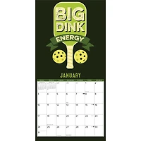 Pickleball 2027 Wall Calendar