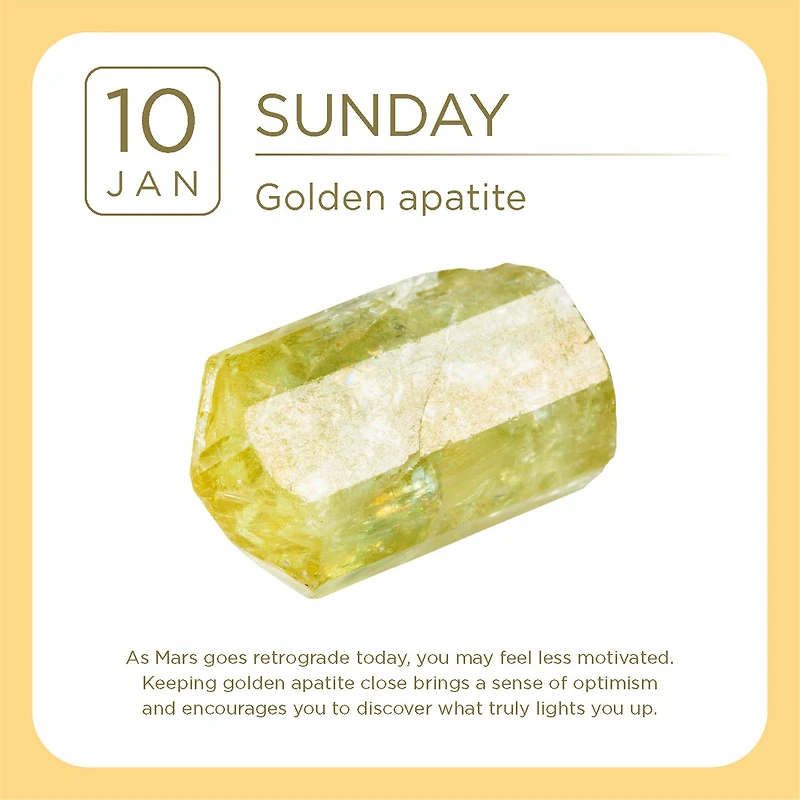 Crystal 2027 Box Calendar