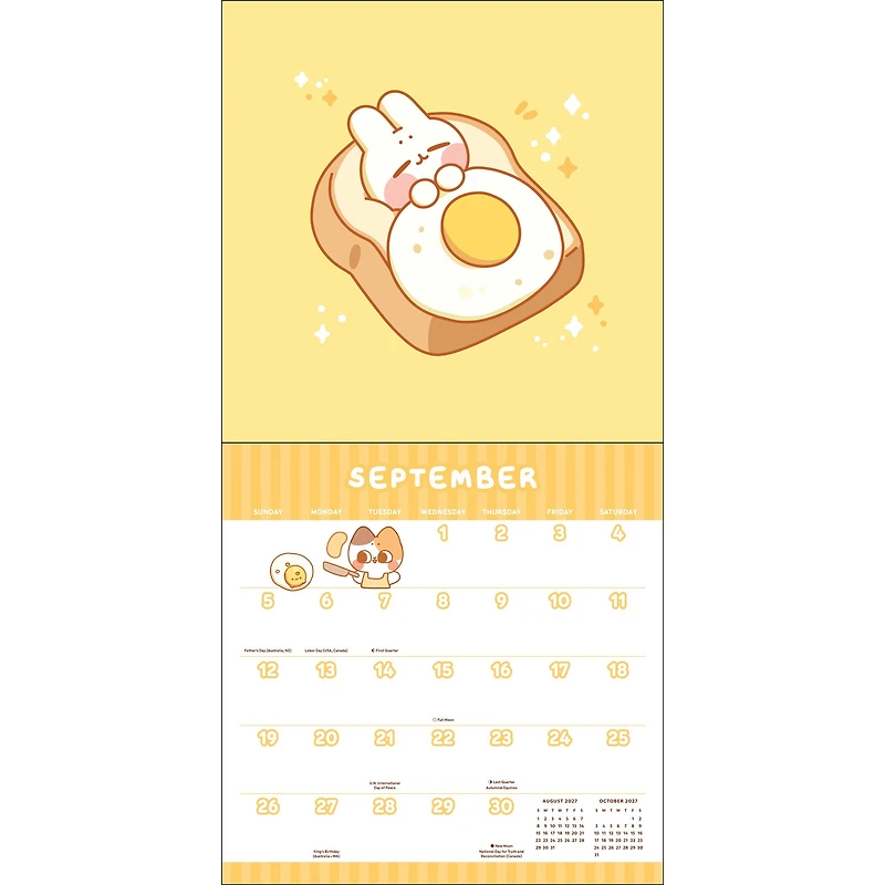 Pocket Peaches 2027 Wall Calendar