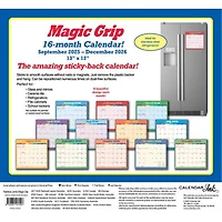 Rainbow Jumbo Magic Grip 2025-2026 Wall Calendar