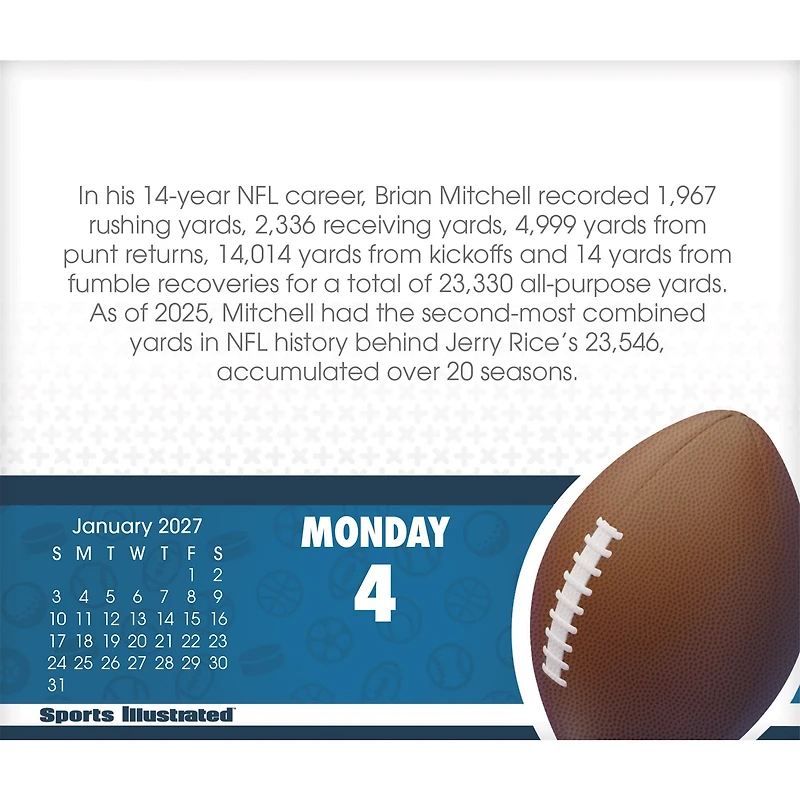 Sports Illustrated Sports 2027 Box Calendar - Online Only
