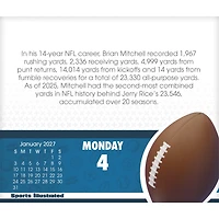 Sports Illustrated Sports 2027 Box Calendar - Online Only