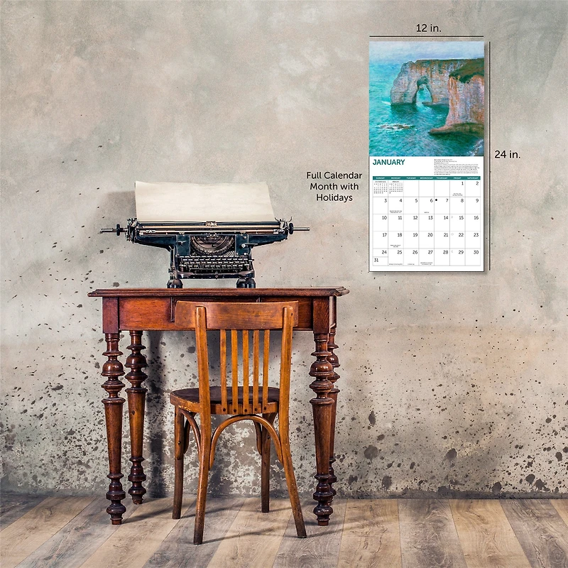 Monet At Sea 2027 Wall Calendar