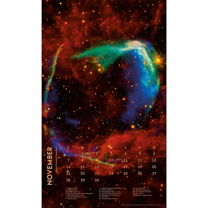 Deep Space Big Picture 2027 Poster Calendar
