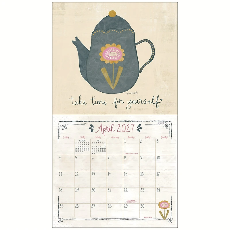 Tea Time 2027 Wall Calendar