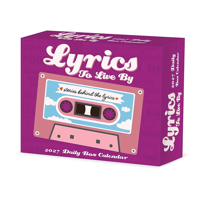 Lyrics to Live By 2027 Box Calendar - Online Only