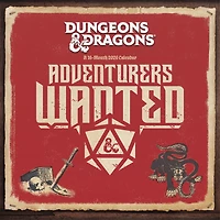 Dungeons And Dragons Classic 2026 Wall Calendar - Online Only