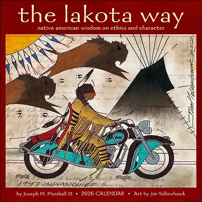 Lakota Way 2026 Wall Calendar - Online Only