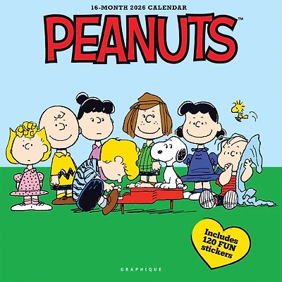 Peanuts Happiness Is 2026 Wall Calendar