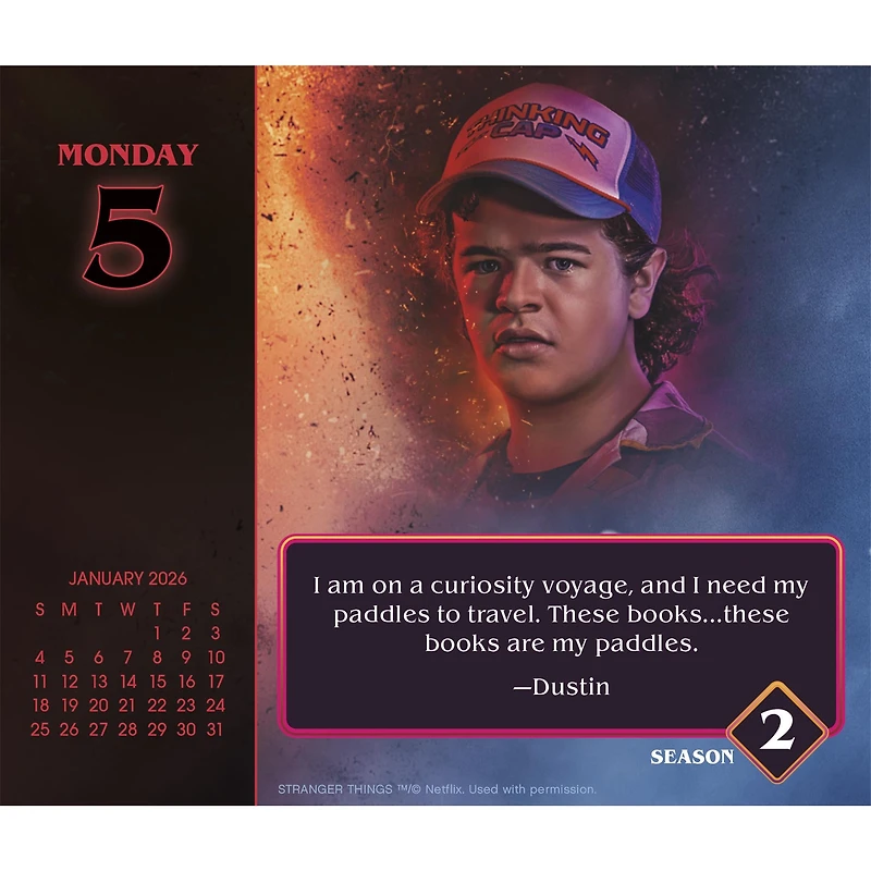 Stranger Things 2026 Box Calendar