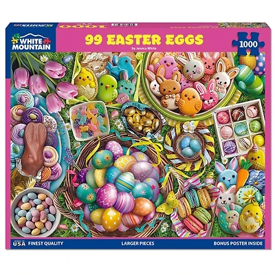 99 Easter Eggs 1000 Piece Puzzle