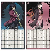 Demon Slayer Kimetsu No Yaiba 2026 Wall Calendar