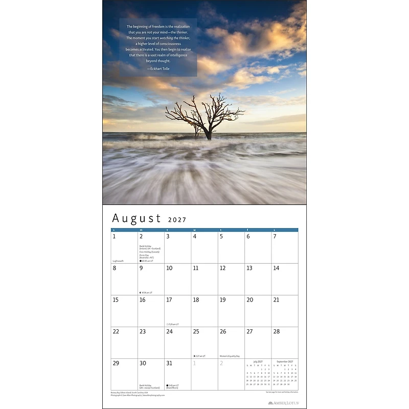 Power of Now 2027 Wall Calendar - Online Only