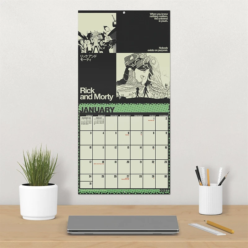 Rick and Morty 2027 Wall Calendar