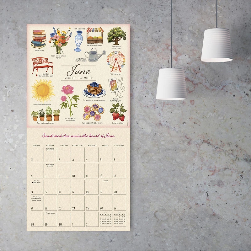 Moments That Matter 2026 Wall Calendar - Online Only