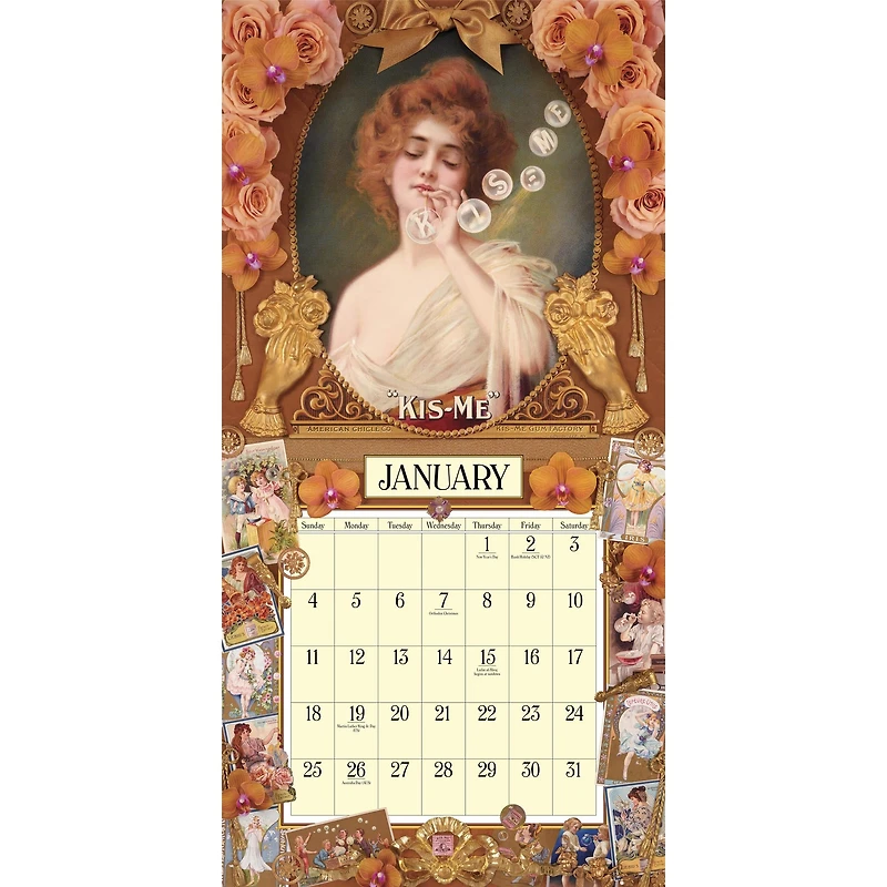Cynthia Harts Victoriana 2026 Wall Calendar