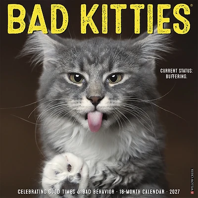 Bad Kitties 2027 Wall Calendar