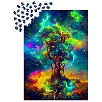 Cosmic Tree of Life 1000 Piece Puzzle - Online Only