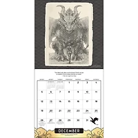 Fourth Wing Officially Licensed Fan Art 2027 Wall Calendar