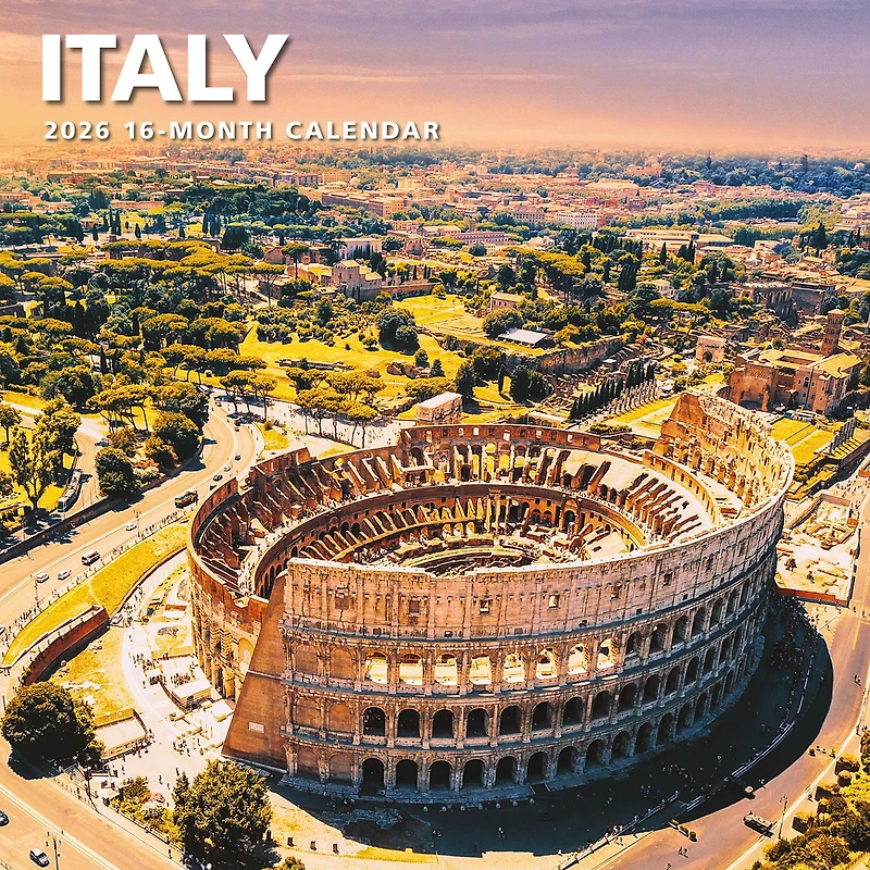 Italy 2026 Wall Calendar