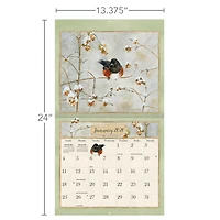 Birds In The Garden 2026 Deluxe Wall Calendar - Online Only