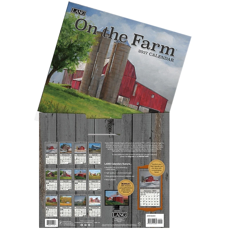 On The Farm 2027 Wall Calendar - Online Only