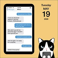 Texts From Mittens The Cat 2026 Box Calendar