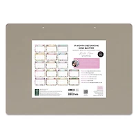 Bella Flora 2025-2026 Decorative Desk Pad Calendar