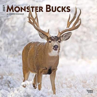Monster Bucks 2027 Wall Calendar - Online Only