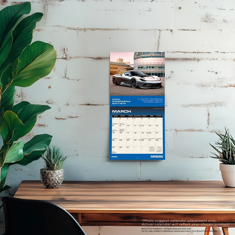Supercars 2026 Mini Calendar