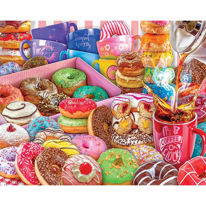 Donuts & Coffee 1000 Piece Puzzle - Online Only