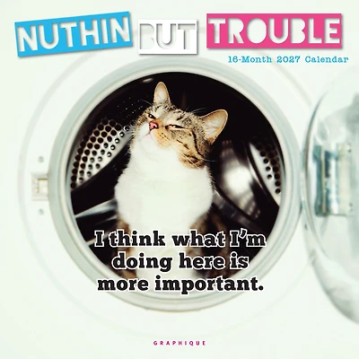 Nuthin' But Trouble 2027 Wall Calendar - Online Only