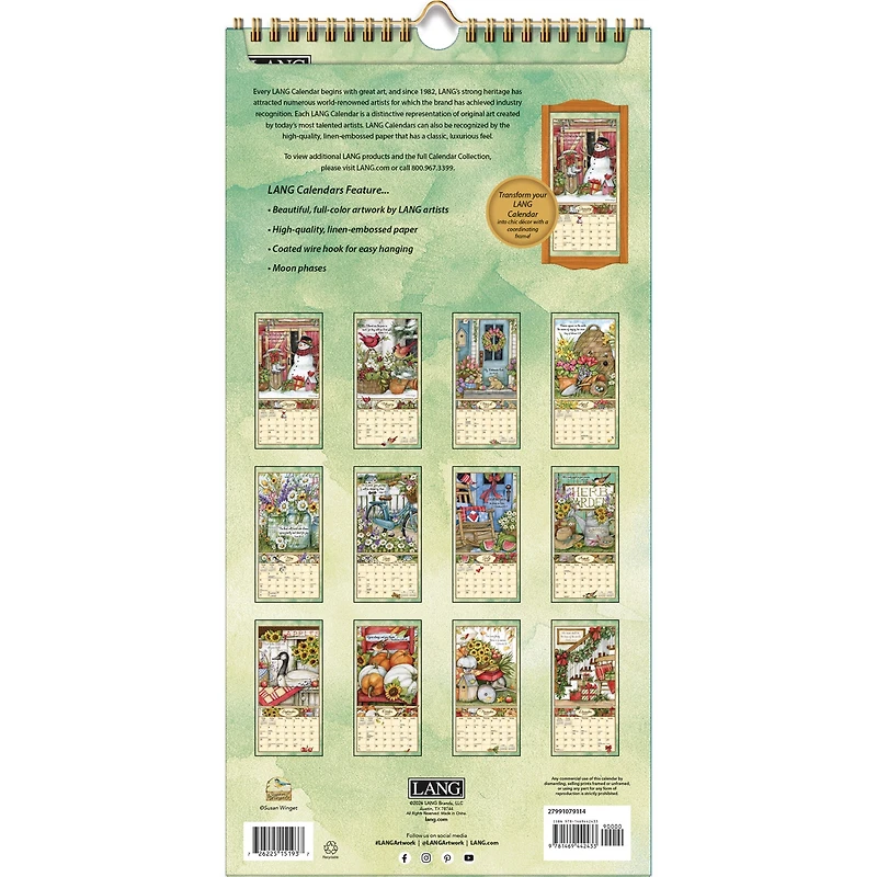 Bountiful Blessings 2027 Slim Calendar - Online Only